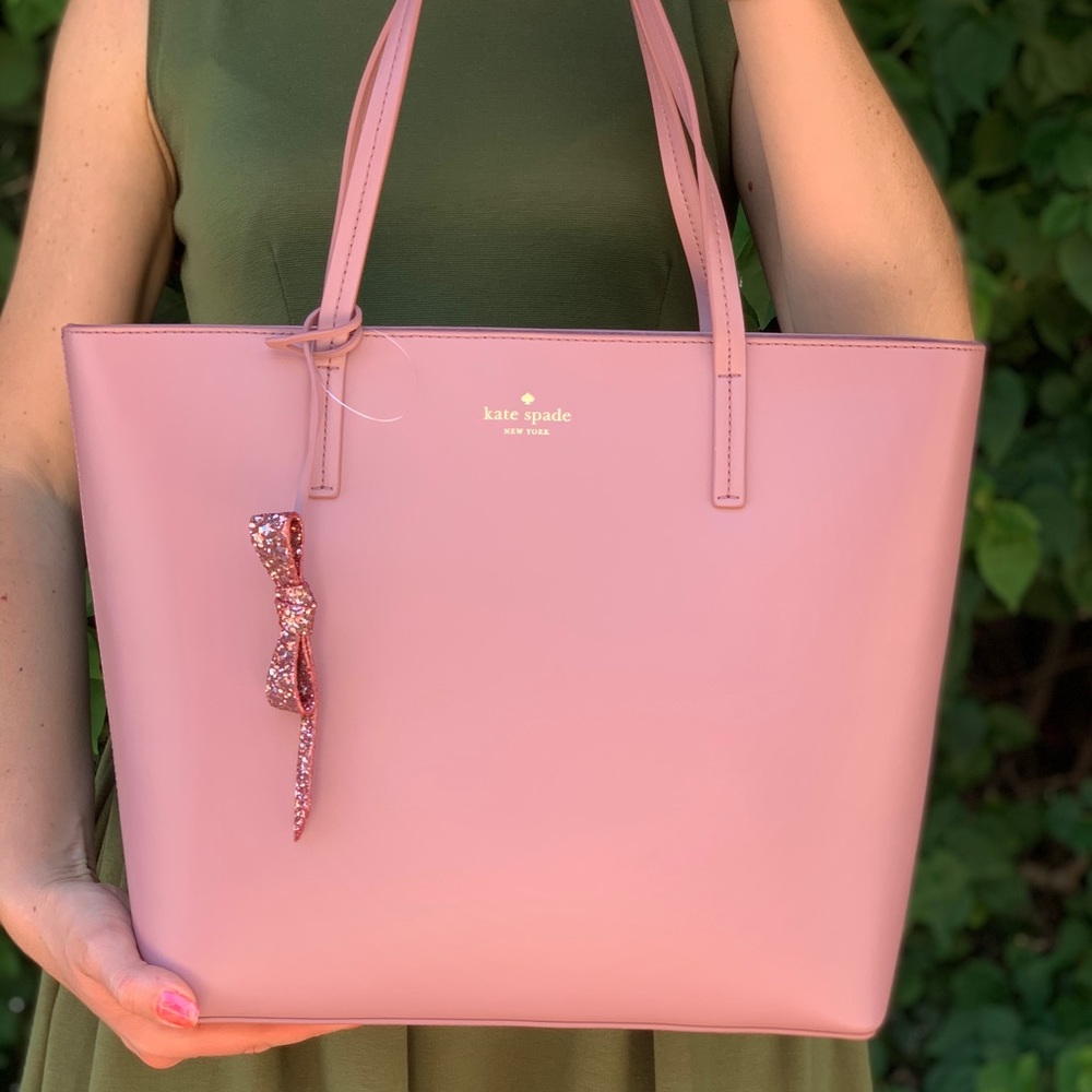 π Kate Spade Karla Seton Drive Leather Tote Setπ - Picture 7 of 8